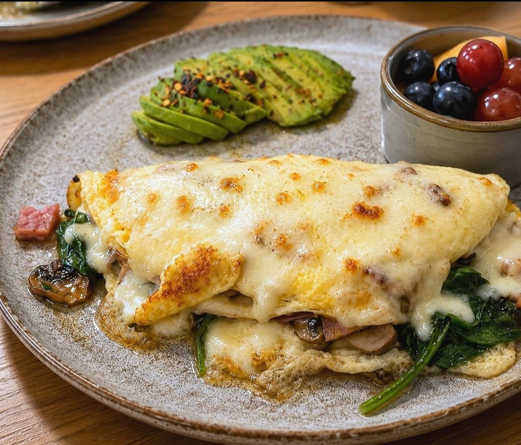 Cheesy Omlette
