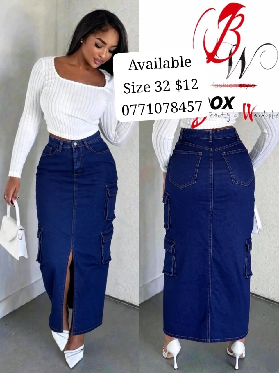 Jean skirts